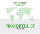 Lista de Sustancias Prohibidas 2020